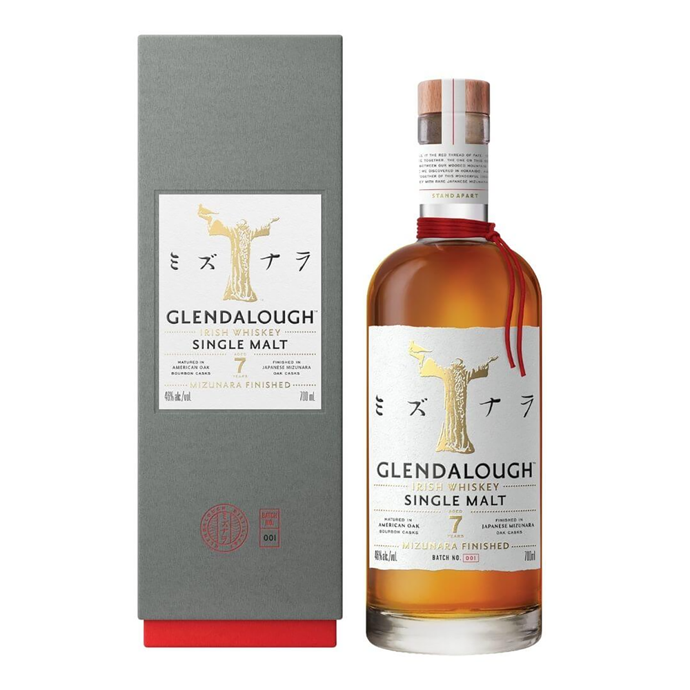 Glendalough 7 Year Old Mizunara Cask Finish Single Malt Whiskey 700ml