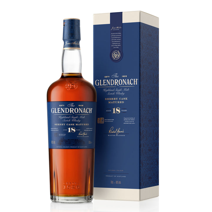 The Glendronach 18 Year Old Single Malt Whisky 700ml (New Release)