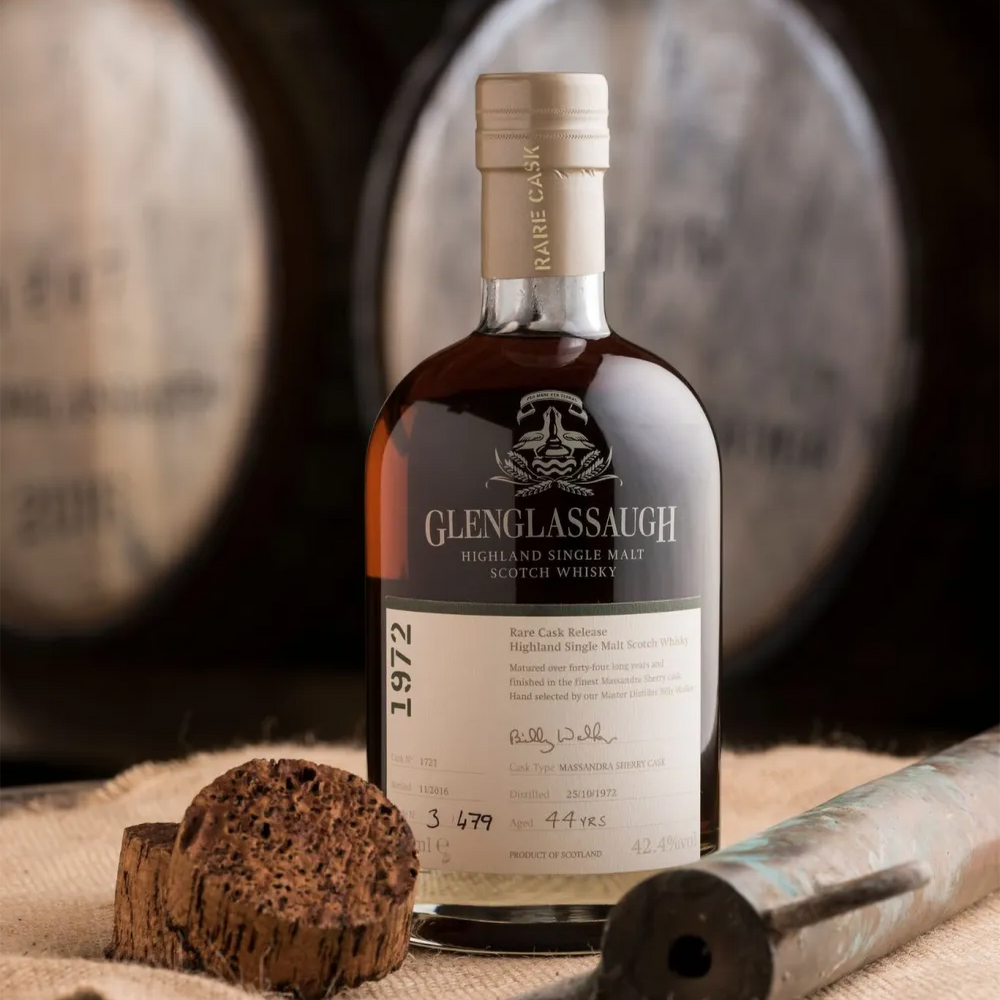 GlenGlassaugh 1972 Rare Cask #1721 Release Massandra Sherry Cask 44 Year Old Single Malt Scotch Whisky 700ml - Kent Street Cellars