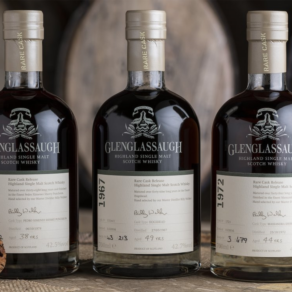GlenGlassaugh 1972 Rare Cask #1721 Release Massandra Sherry Cask 44 Year Old Single Malt Scotch Whisky 700ml - Kent Street Cellars