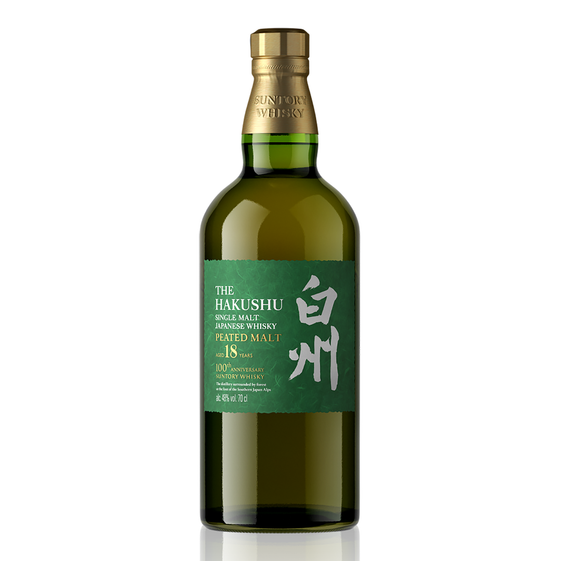 Hakushu 18 Year Old Single Malt Japanese Whisky 100th Anniversary Edition 700ml