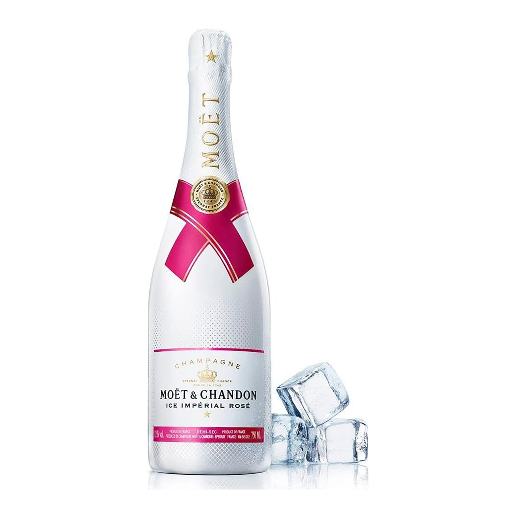 Moet & Chandon Ice Imperial Rose + 2 Glasses Set - Kent Street Cellars