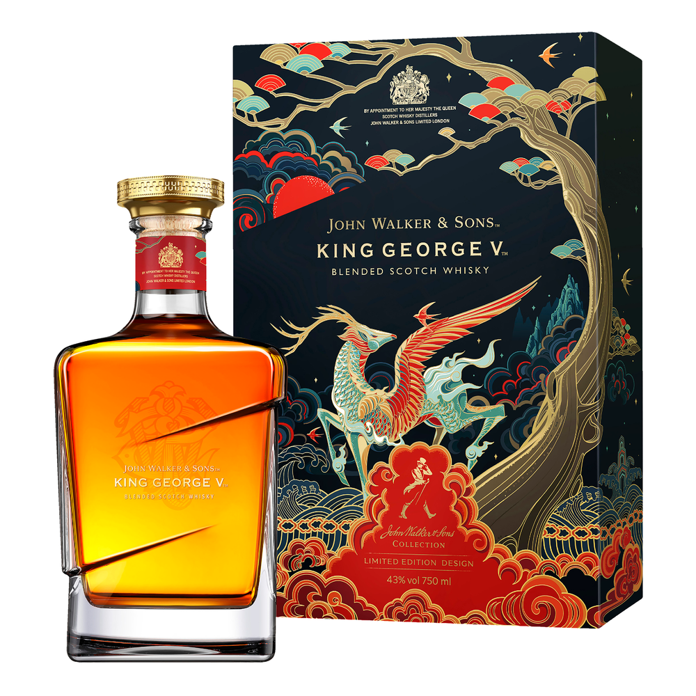 John Walker & Sons King George V Lunar New Year Limited Edition Year of the Tiger Blended Scotch Whisky 750mL