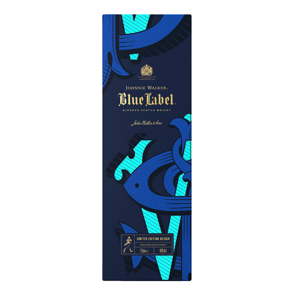 Johnnie Walker Blue Label Festive Icons Limited Edition Blended Scotch Whisky 750mL (2021 Release)