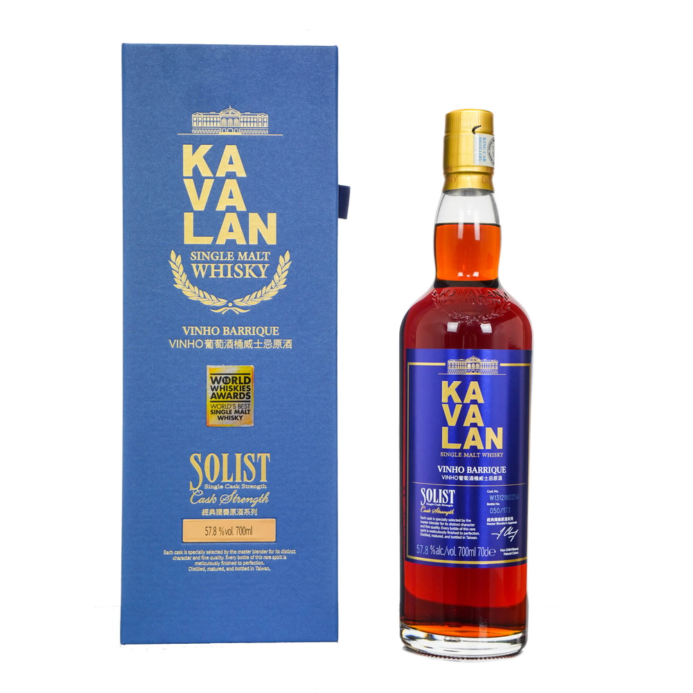 Kavalan Solist Vinho Barrique Cask Strength Single Malt Taiwanese Whisky 700ml