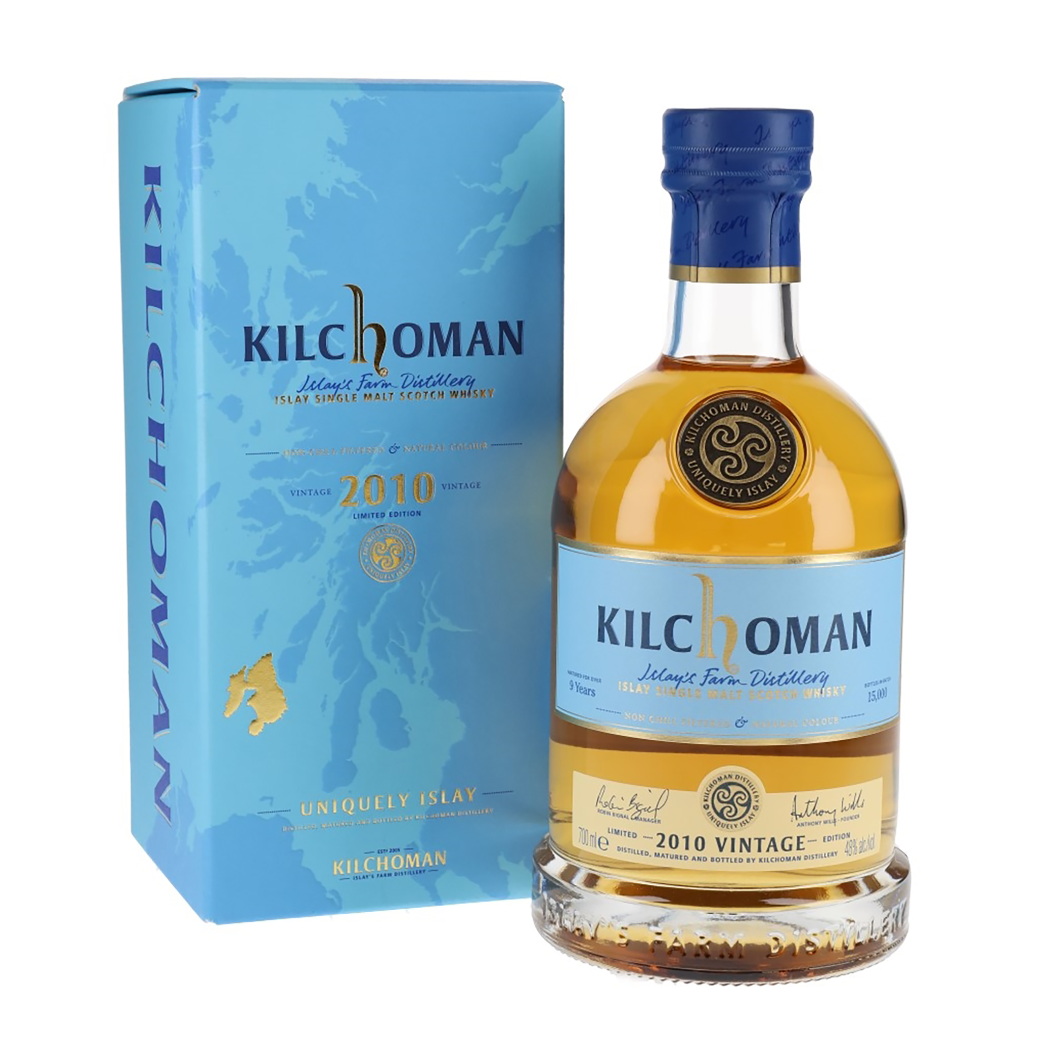 Kilchoman 9 Year Old Single Malt Scotch Whisky 2010 Release 700ml