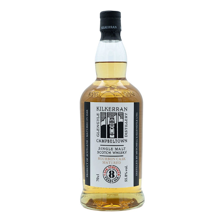 Glengyle Distillery Kilkerran 8 Year Old Cask Strength Bourbon Cask Matured Scotch Whisky 700ml