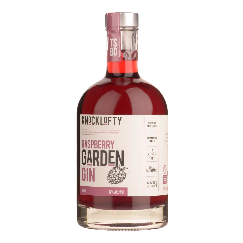 Knock Lofty Raspberry Garden Gin 500ml - Kent Street Cellars