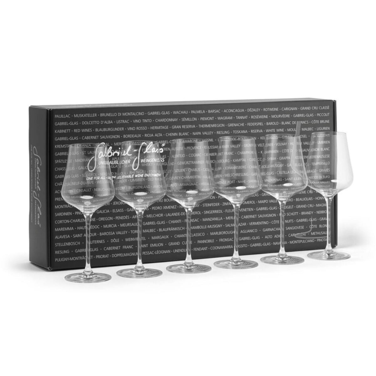 Gabriel-Glas StandArt Wine Glass Gift Box (6 Pack)