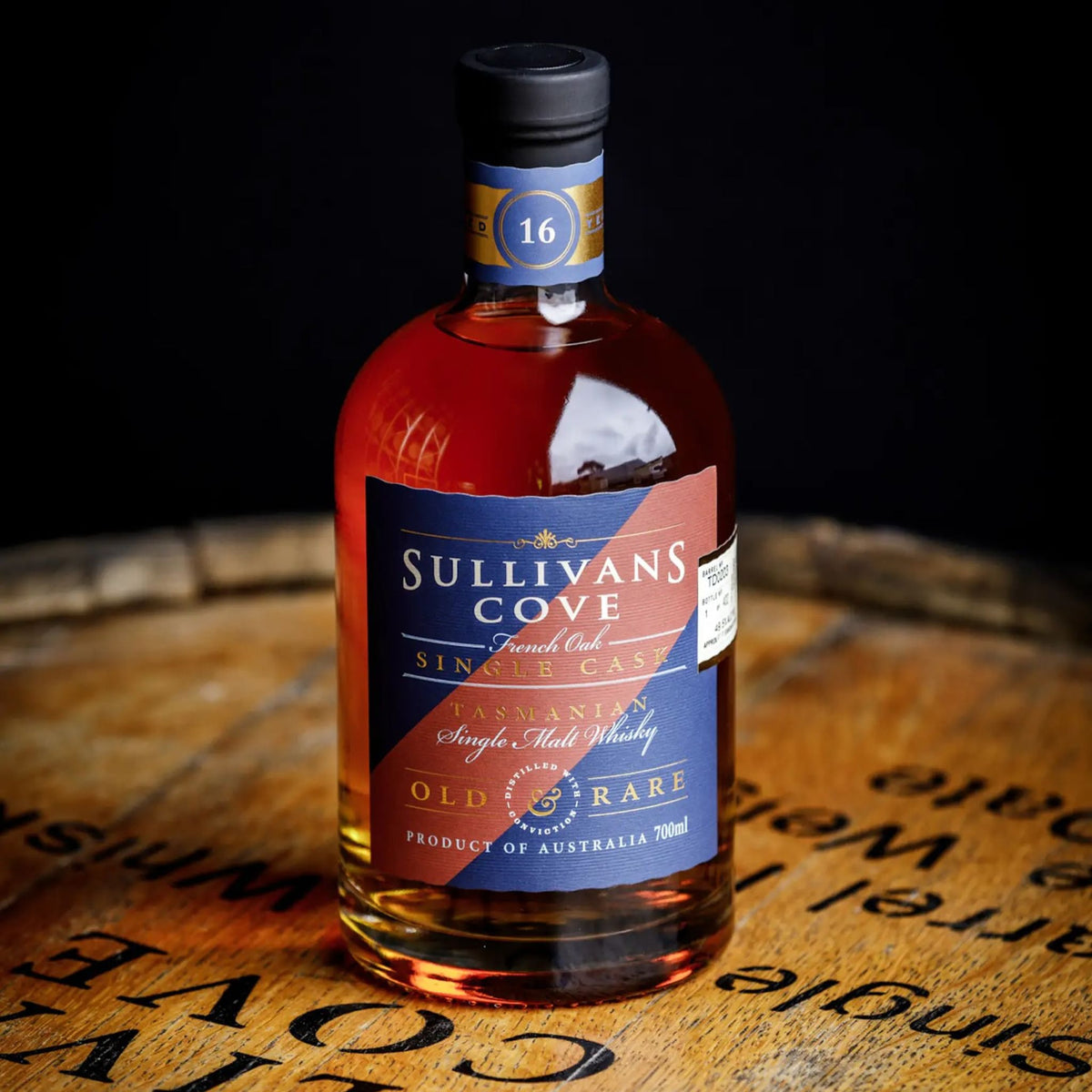 Sullivans Cove 16 Year Old French Oak Ex-Tawny Single Cask Single Malt Whisky 700ml (TD0203) - Kent Street Cellars