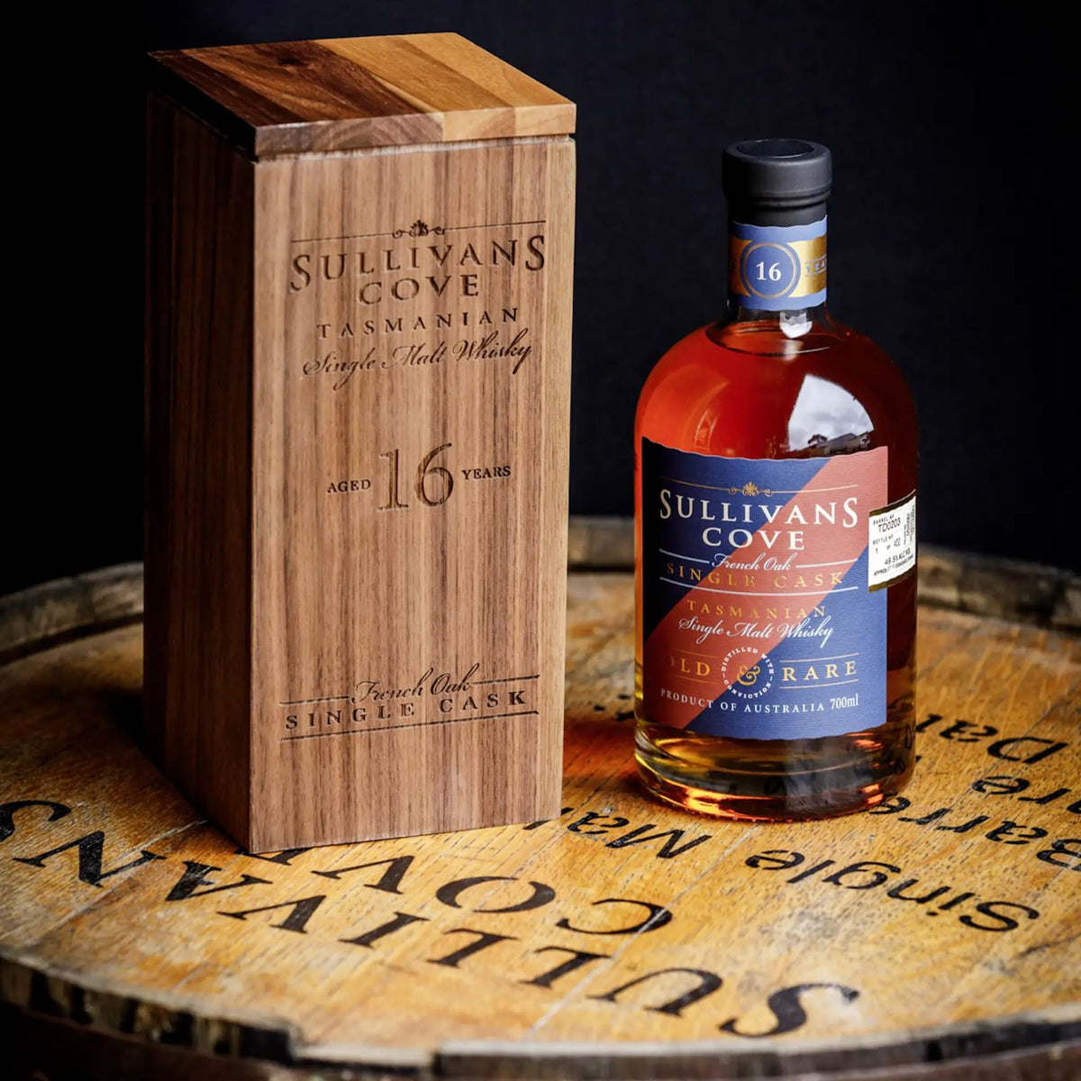 Sullivans Cove 16 Year Old French Oak Ex-Tawny Single Cask Single Malt Whisky 700ml (TD0203) - Kent Street Cellars