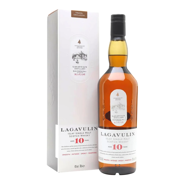 Lagavulin 10 Year Old Single Malt Scotch Whisky 700ml