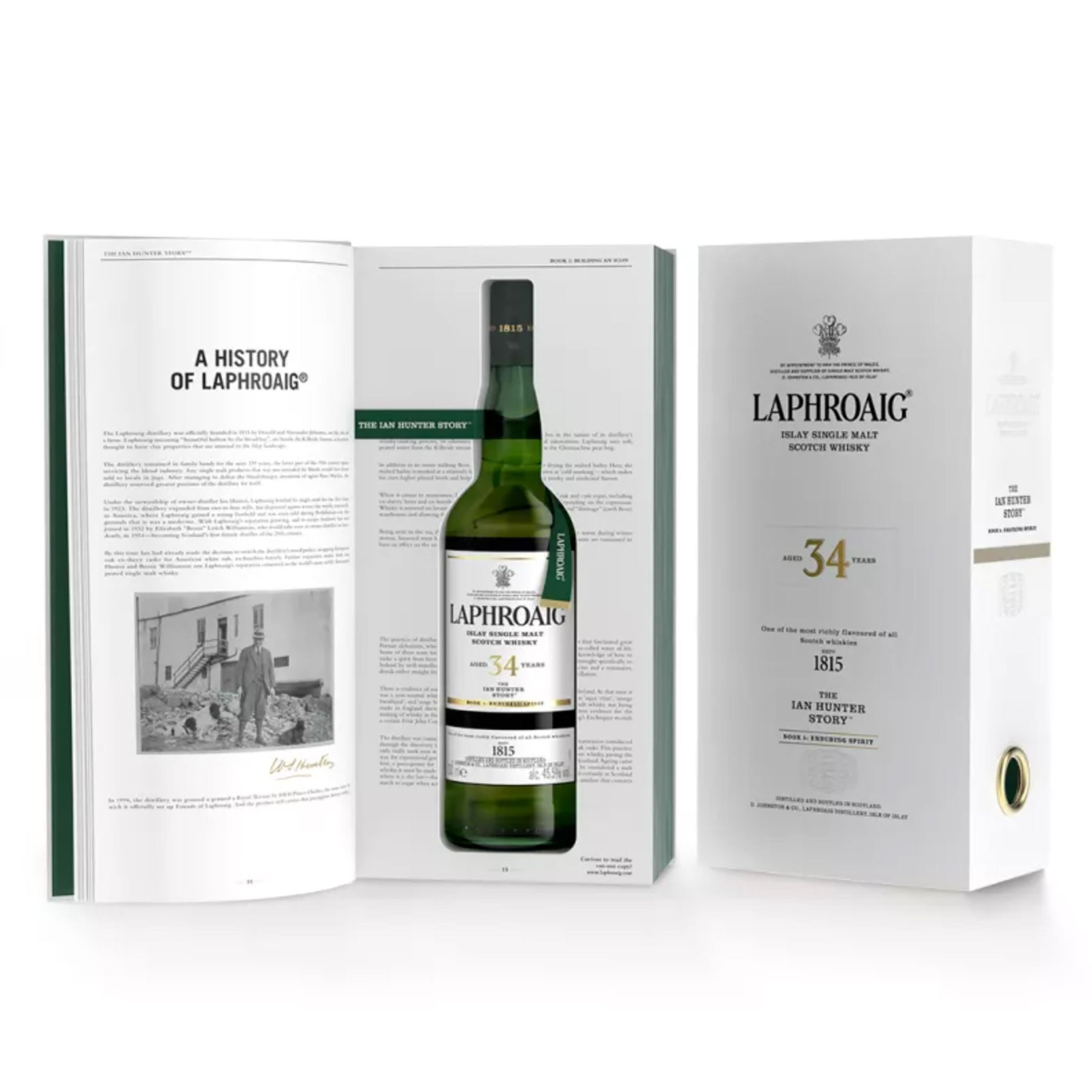 Laphroaig 34 Year Old The Ian Hunter Story Book #5 Single Malt Scotch Whisky 700ml - Kent Street Cellars