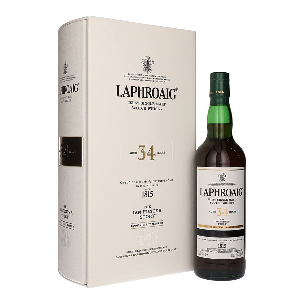 Laphroaig 34 Year Old The Ian Hunter Story Book #4 Single Malt Scotch Whisky 700ml - Kent Street Cellars