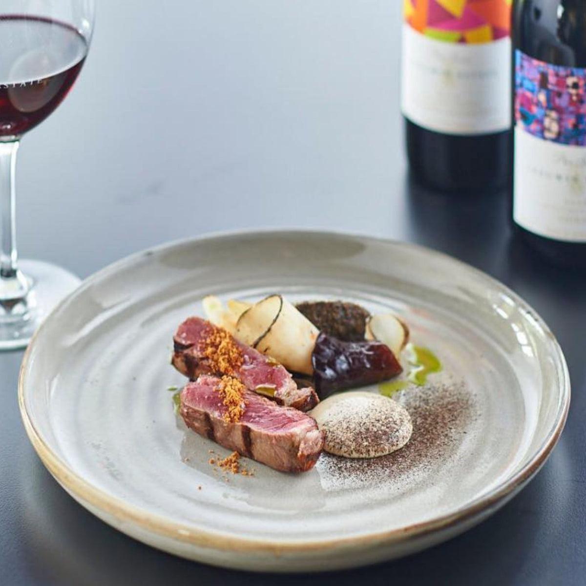 Leeuwin Art Series Cabernet Sauvignon 2021 and Wagyu the perfect pairing. - Kent Street Cellars