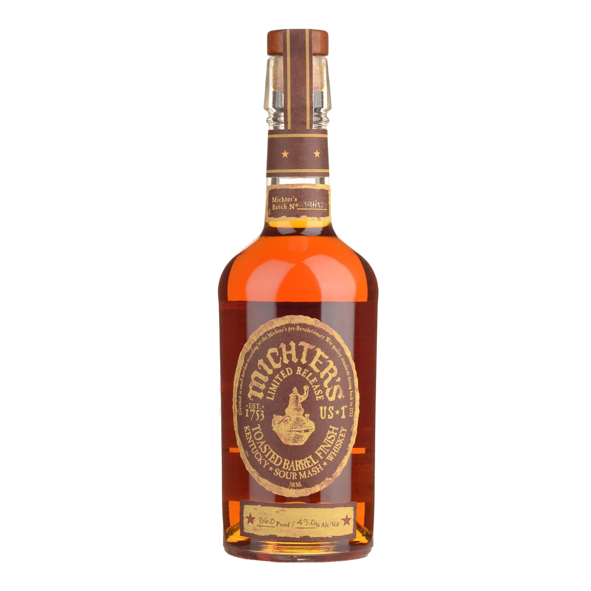 Michter's US*1 Toasted Barrel Finish Sour Mash Whiskey 700ml - Kent Street Cellars