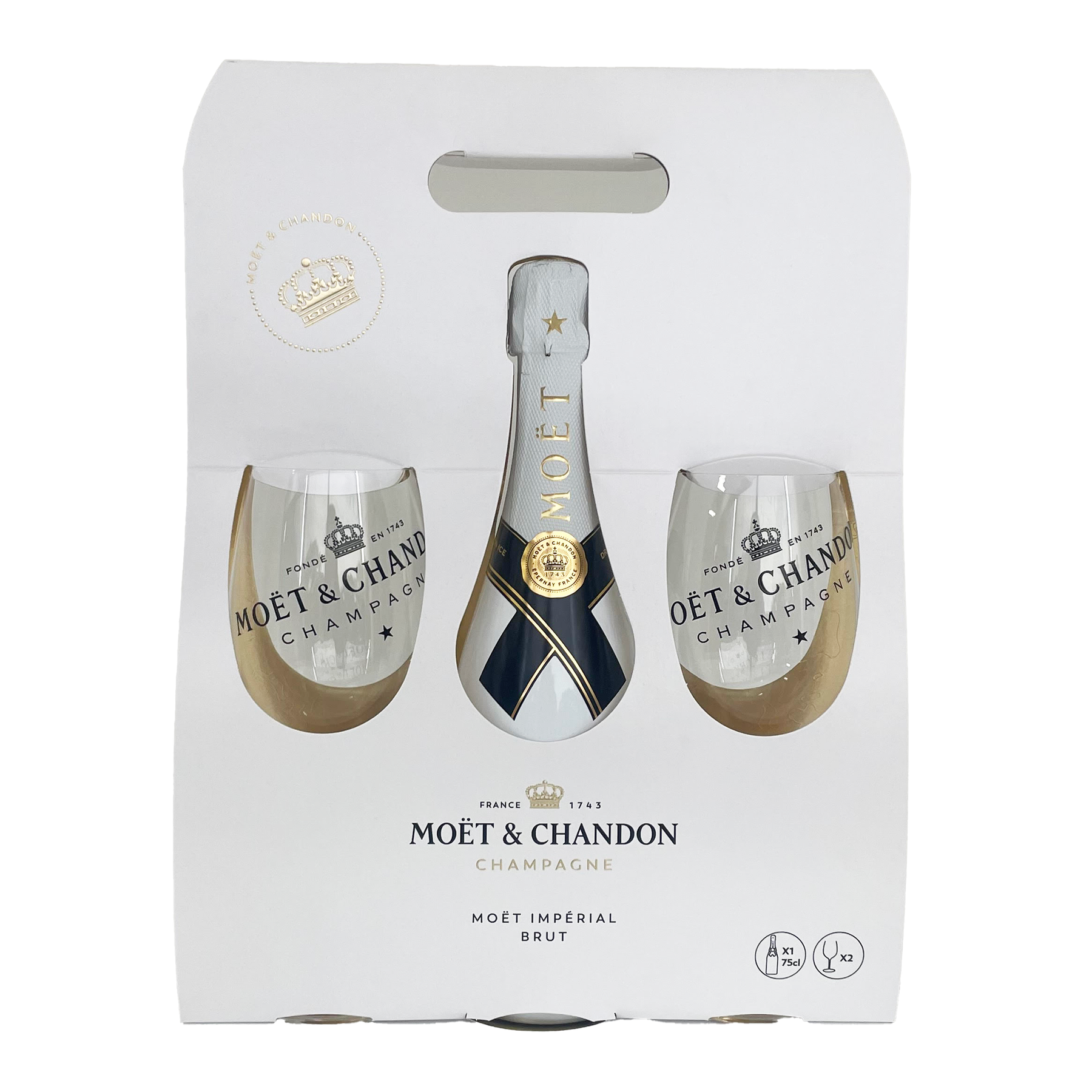 Moet & Chandon Ice Impérial + 2 Glasses Set - Kent Street Cellars