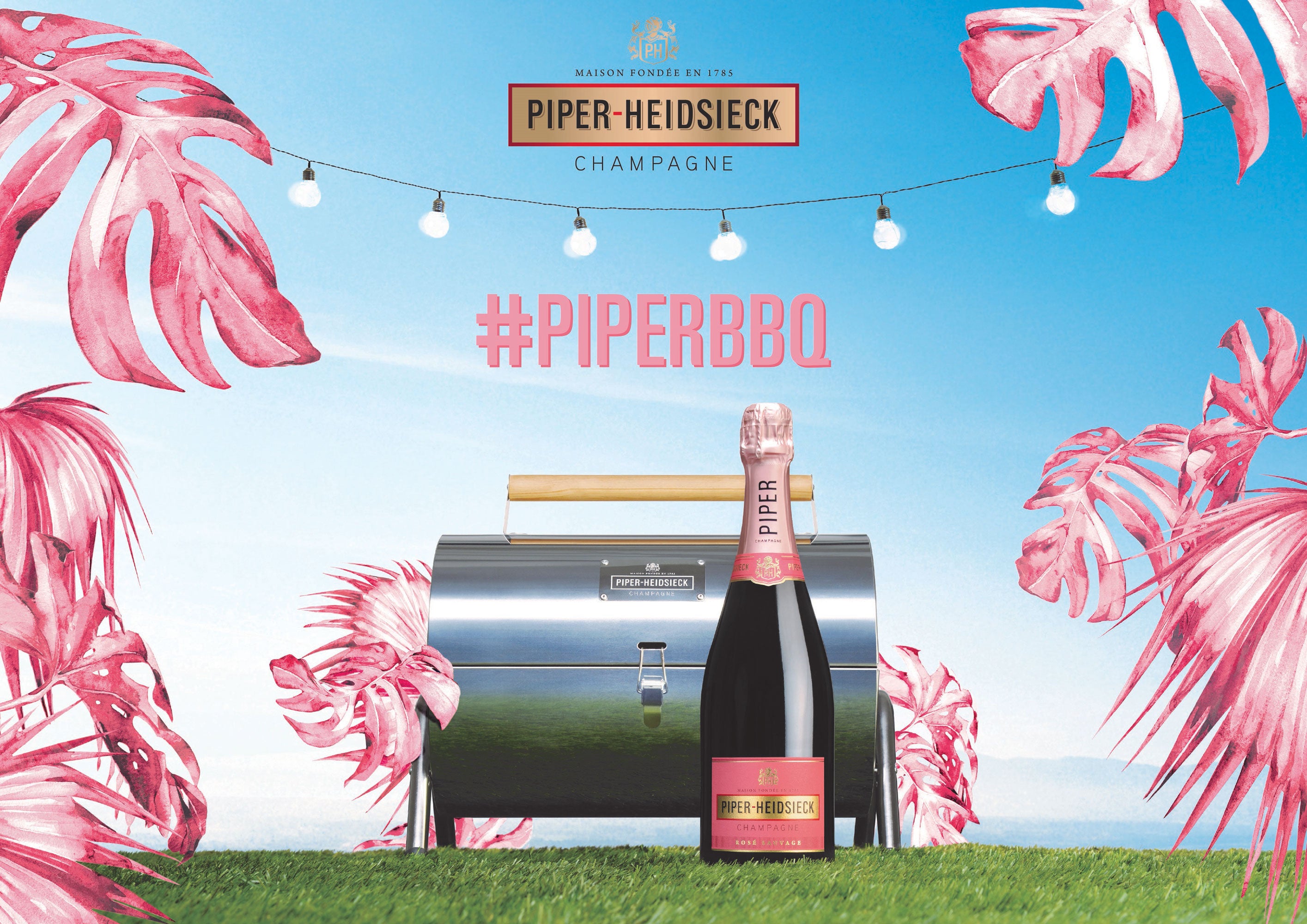 Special Gift | ﻿Piper Heidsieck Rosé Sauvage with BBQ Grill & Ice Cooler