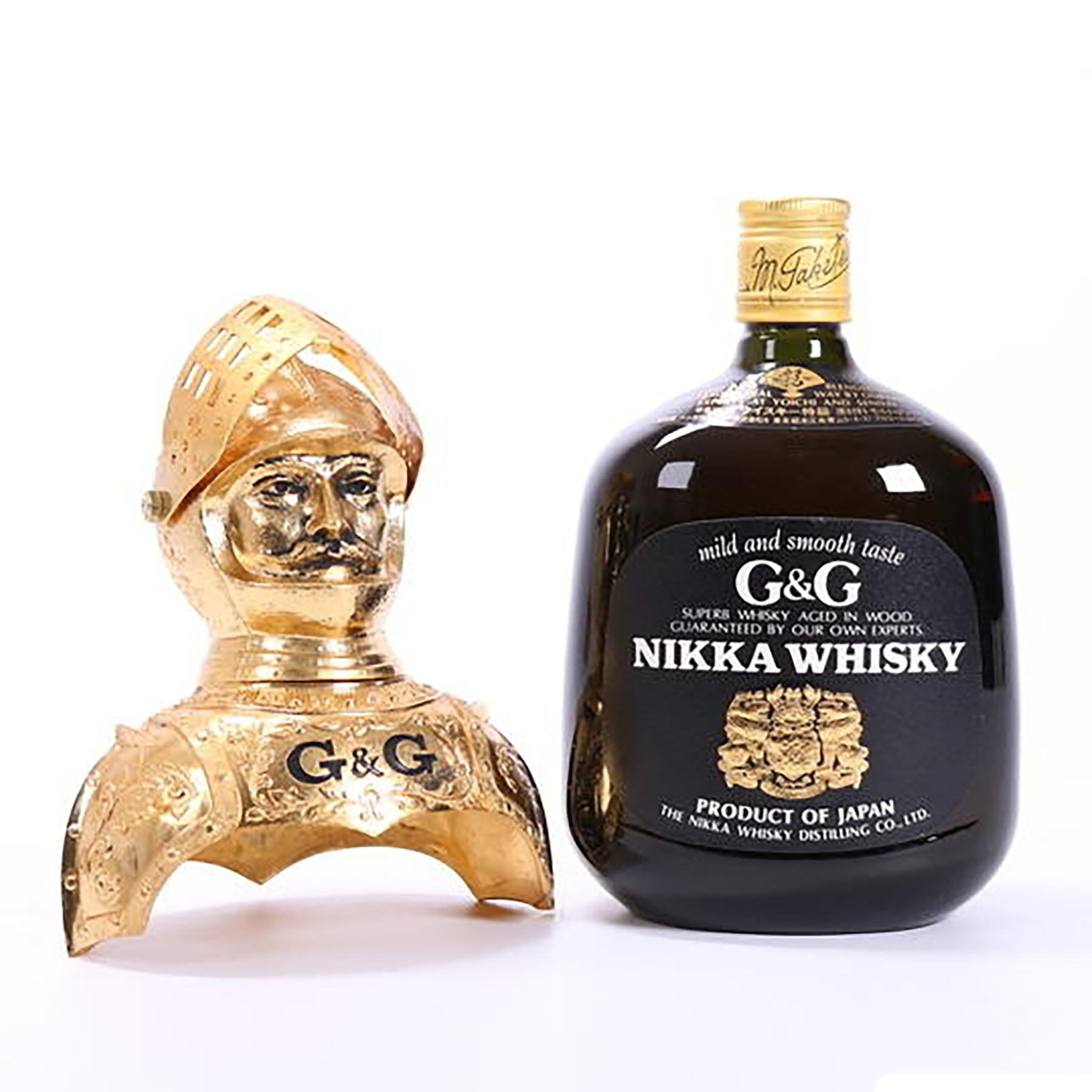 Nikka Gold & Gold Golden Knight Ornament Blended Japanese Whisky 750ml