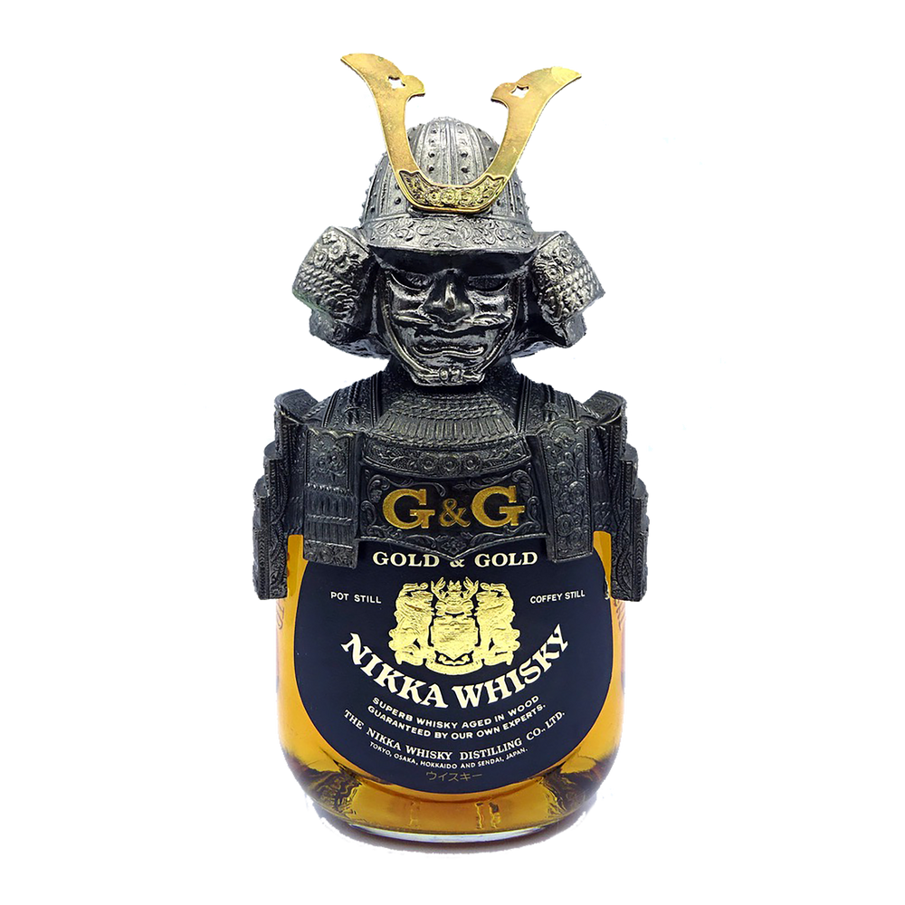 Nikka Gold & Gold Samurai Armour & Helmet Blended Japanese Whisky 750ml