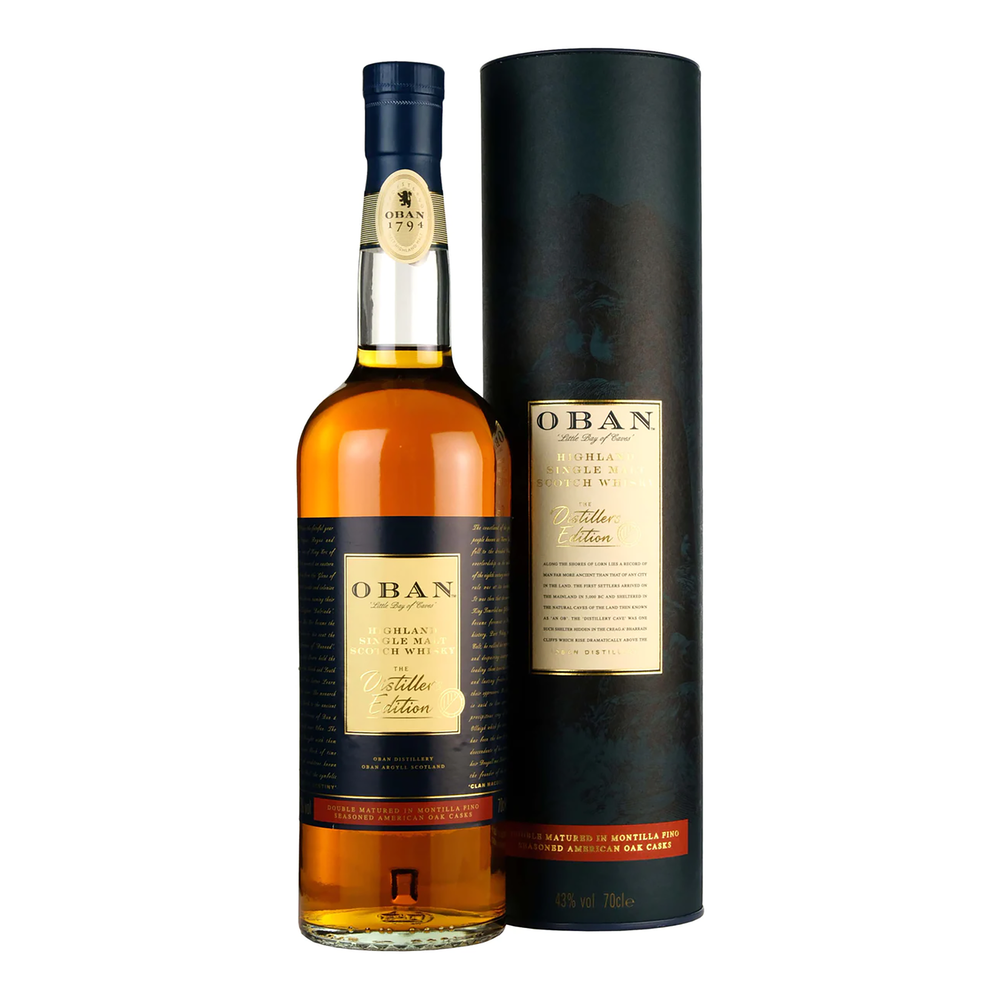 Oban Distillers Edition Double Matured Single Malt Scotch Whisky 700ml (2022 Bottling) - Kent Street Cellars