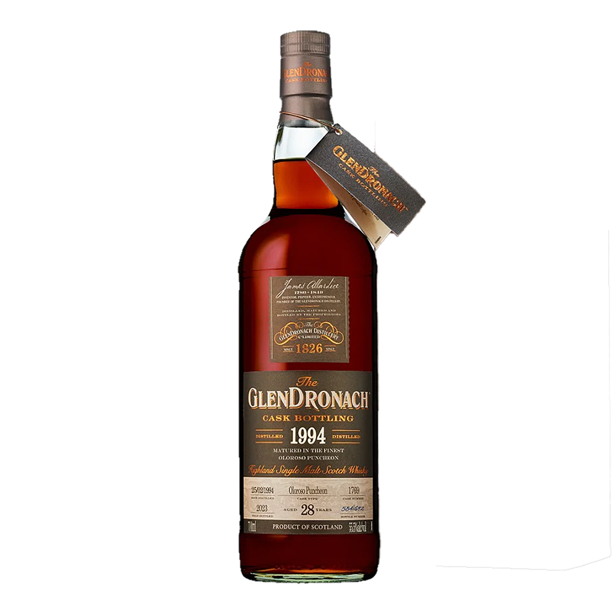The Glendronach 1994 Single Cask #1769 28 Year Old Single Malt Scotch Whisky 700ml  - Kent Street Cellars
