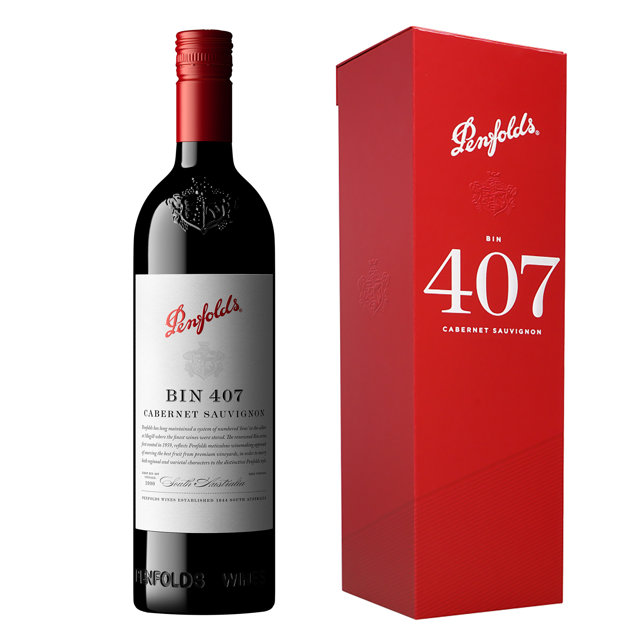 ワイン Penfolds BIN 407 Cabernet Sauvignon 2021 Penfolds Bin 407 Cabernet Sauvignon 2021 | Kent Street Cellars