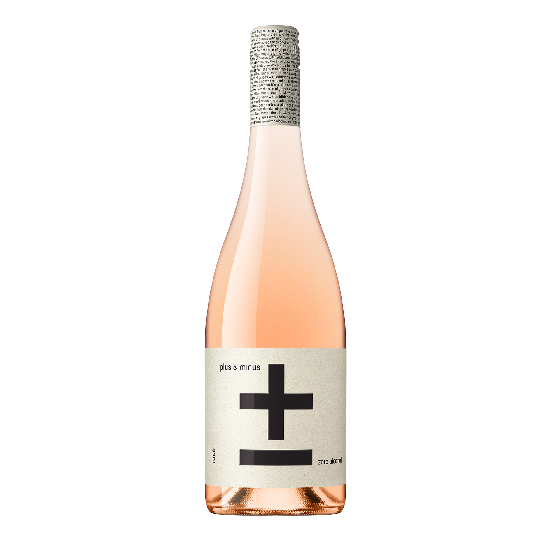 Plus and Minus Zero Alcohol Rose - Kent Street Cellars