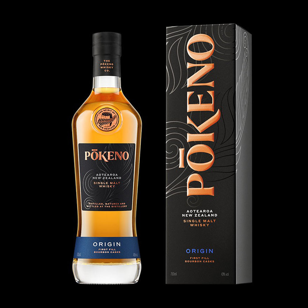 Pōkeno Origin New Zealand Single Malt Whisky 700ml