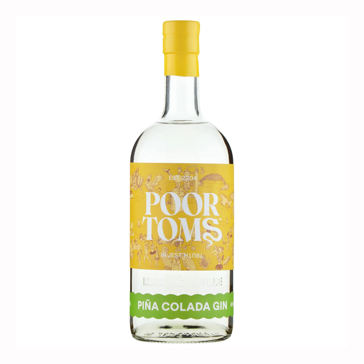 Poor Toms Piña Colada Gin 700ml | Kent Street Cellars