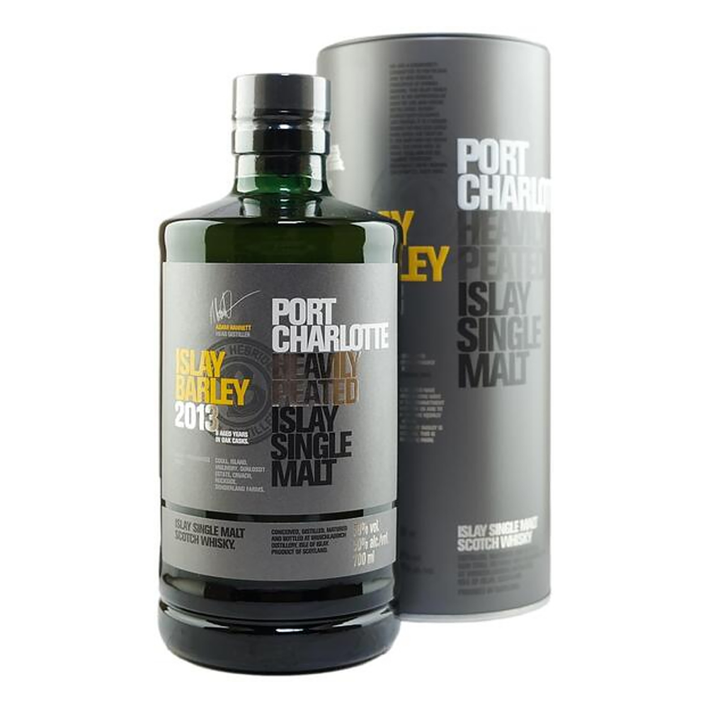 Bruichladdich Port Charlotte Heavily Peated Islay Barley Single Malt Scotch Whisky 700ml (2013 Release)