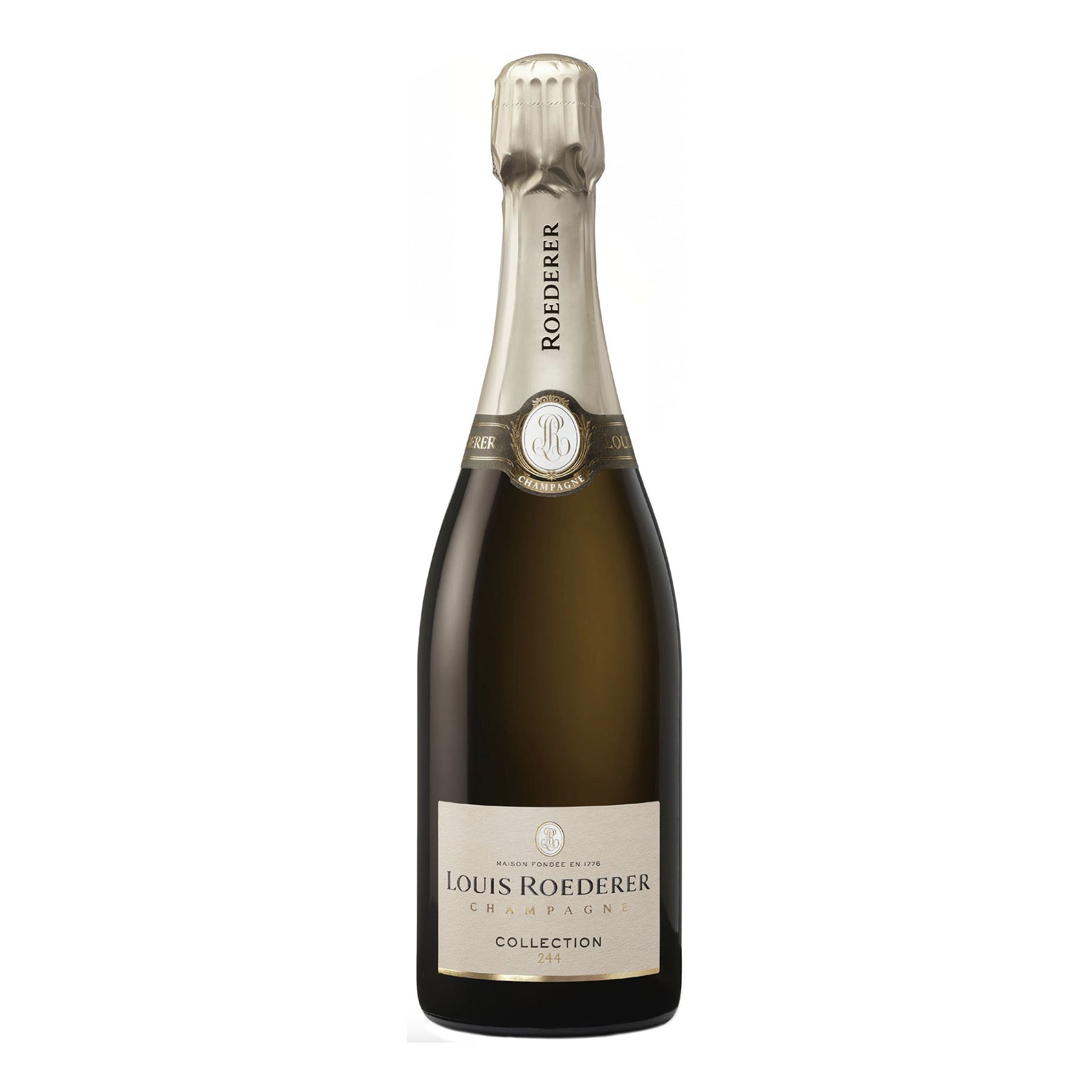 Louis Roederer Collection 244 NV + 2 Champagne Flutes