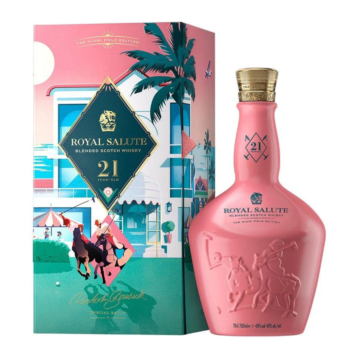 Chivas Royal Salute 21 Year Old Miami Polo Edition Blended Scotch