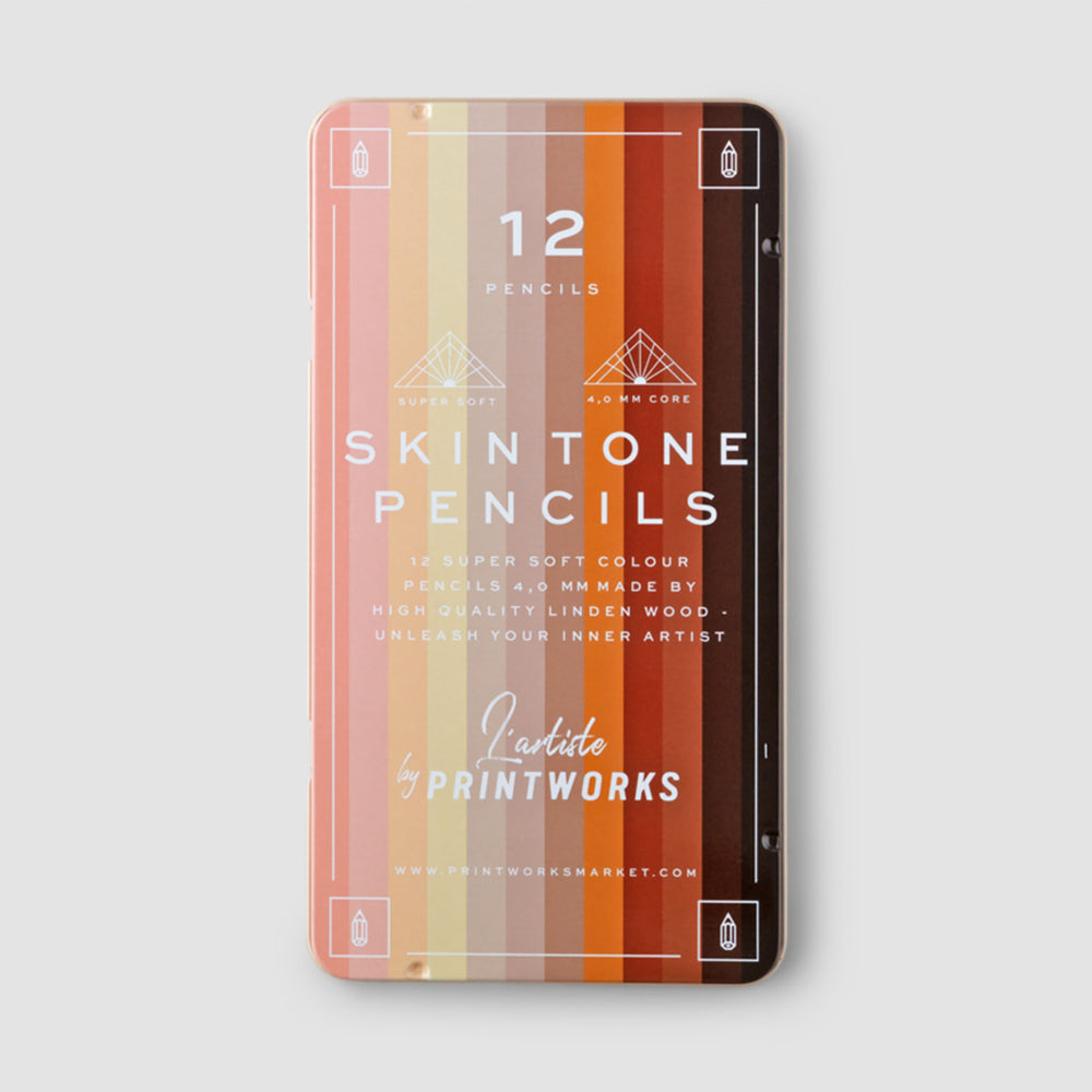 Printworks Skin tone Pencils, Set of 12