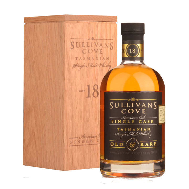 Sullivans Cove American Oak Single Cask Old & Rare 18 Year Old Single Malt Whisky 700ml (HH0107)