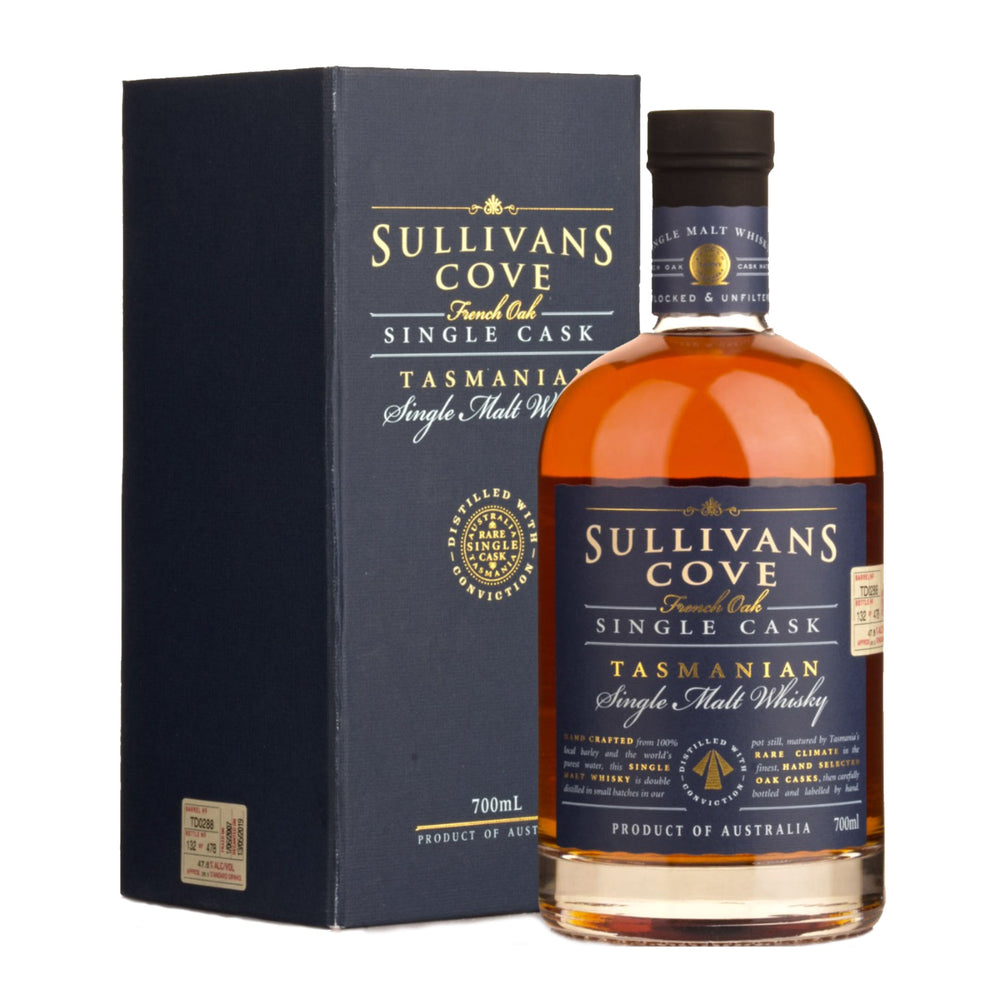 Sullivans Cove French Oak Ex-Tawny Single Cask Single Malt Whisky 700ml (TD0287) - Kent Street Cellars