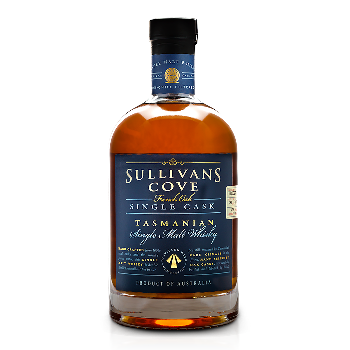 Sullivans Cove French Oak Ex-Tawny Single Cask Single Malt Whisky 700ml (TD0409) - Kent Street Cellars