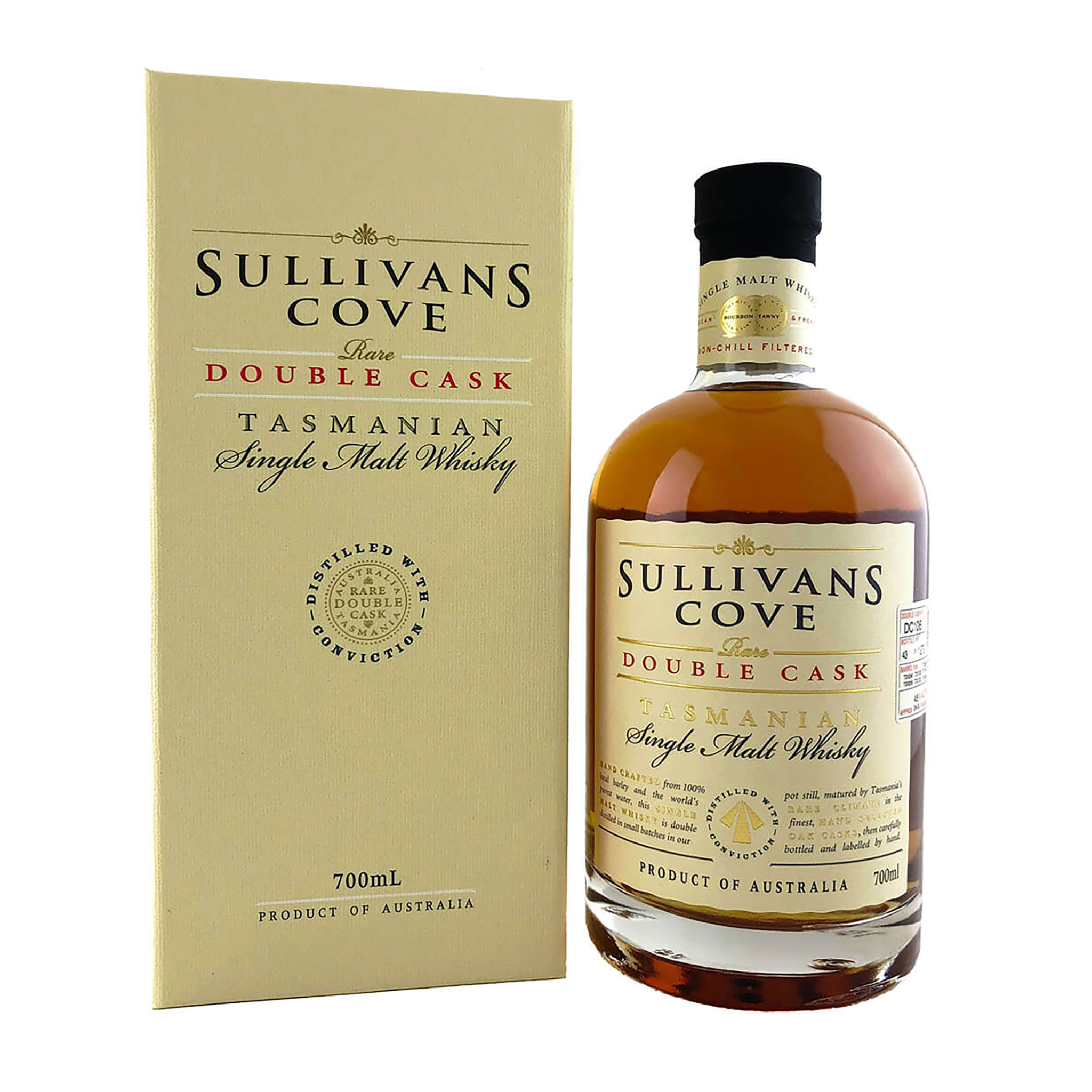 Sullivans Cove Rare Double Cask Tasmanian Single Malt Whisky 700ml (DC115)