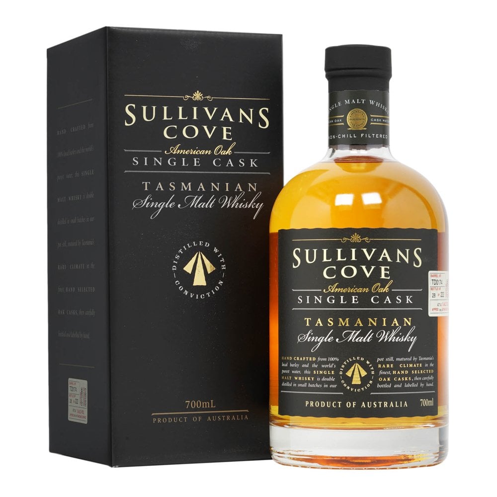Sullivans Cove American Oak Single Cask Single Malt Whisky 700ml (TD0195) - Kent Street Cellars