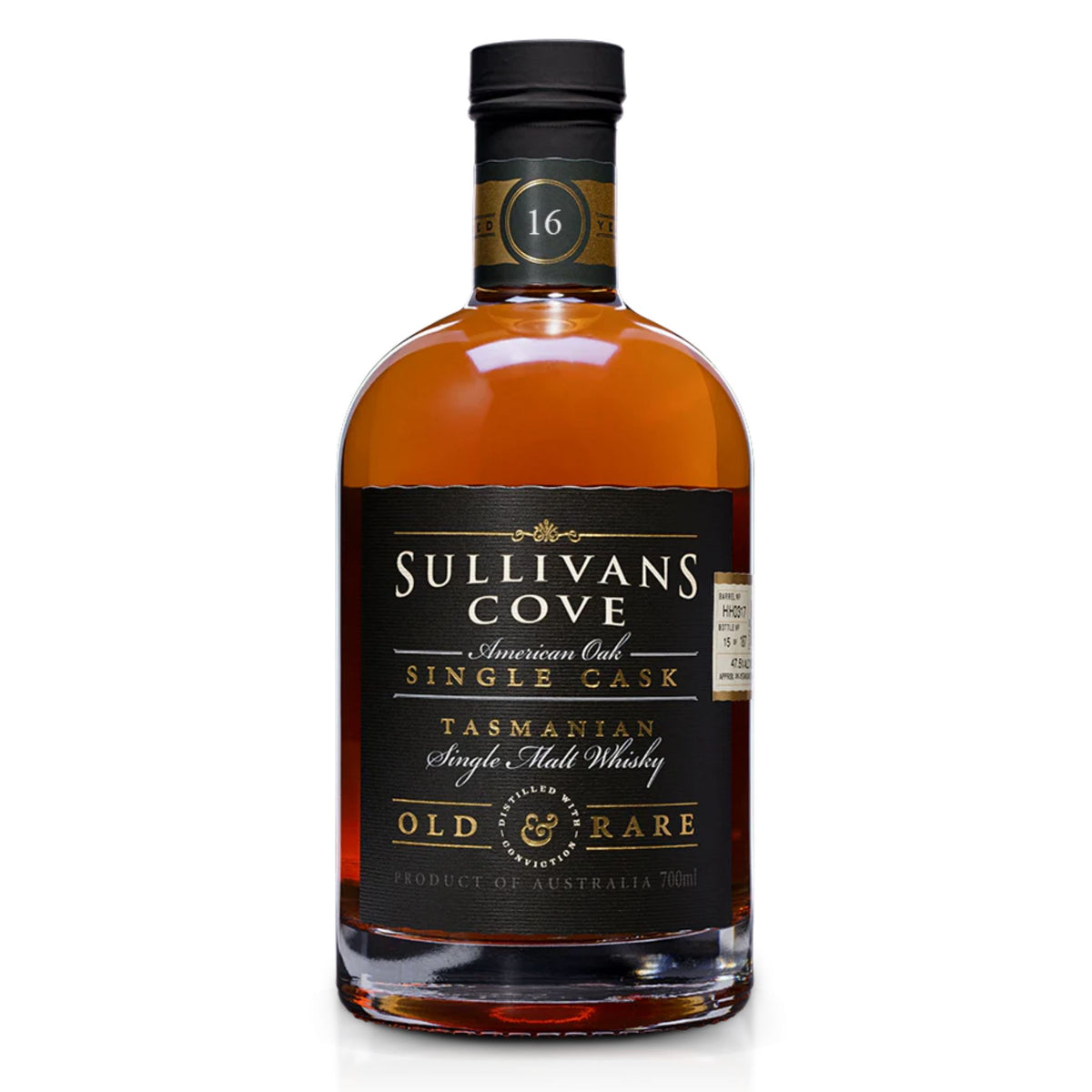 Sullivans Cove Old & Rare American Oak Single Cask 16 Year - Kent Street Cellars