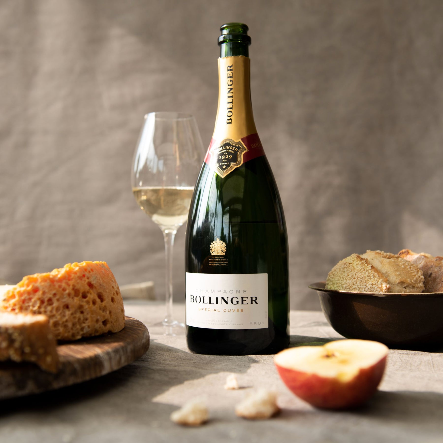 96 Points. '...built on incredible depth of 50%-60% reserves. Triumphant complexity is a given at Bollinger, but it’s the dynamic freshness and vitality that really set it apart as one of the most affordable Champagne benchmarks.' - Decanter - Kent Street Cellars