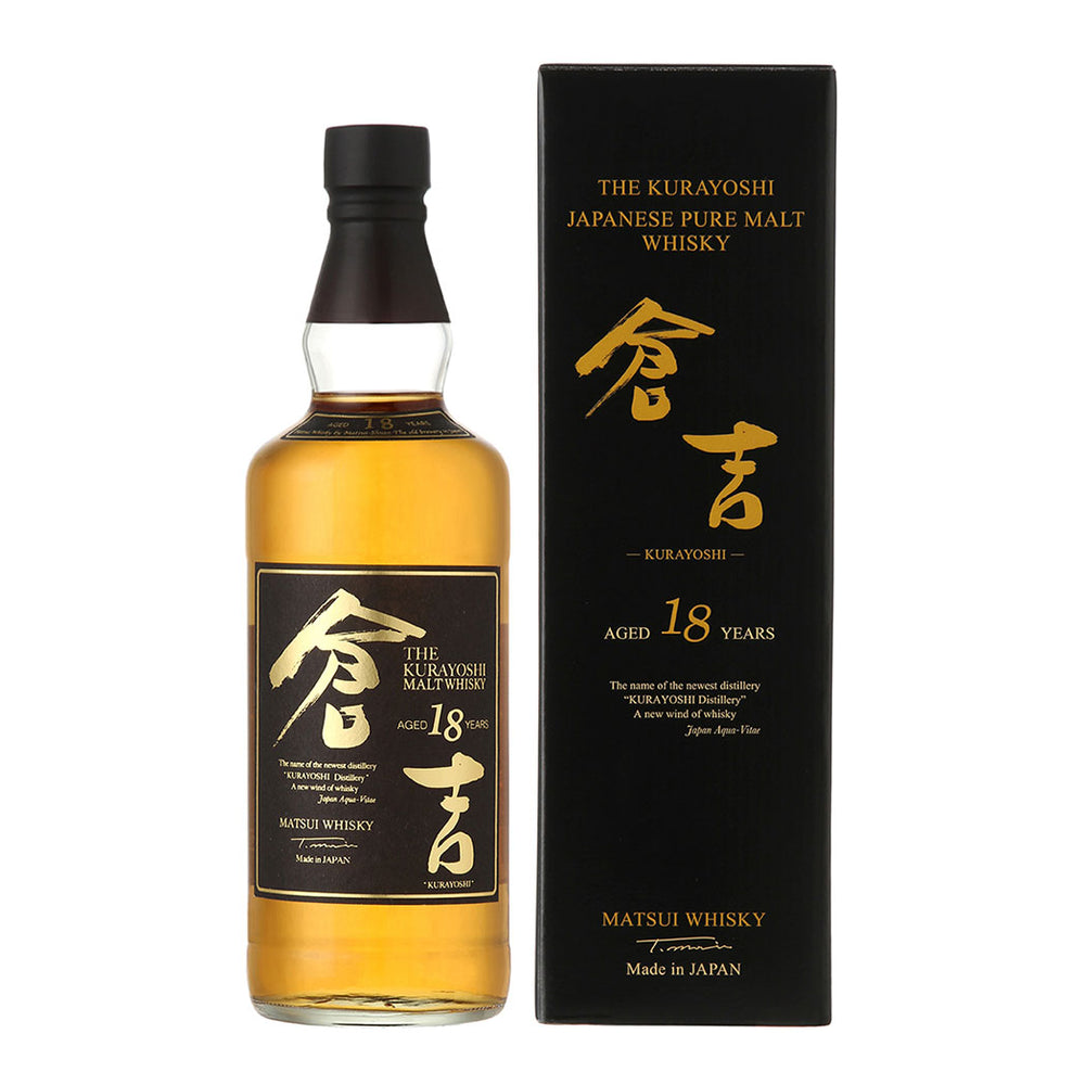 The Kurayoshi 18 Year Old Pure Malt Japanese Whisky 700ml