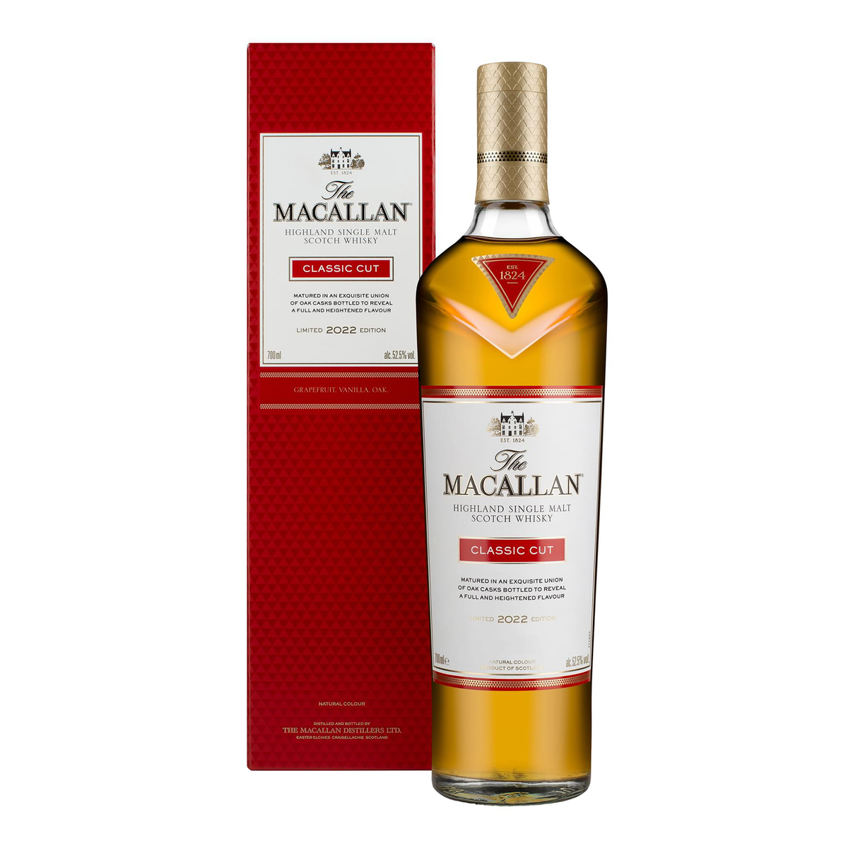 The Macallan Classic Cut Cask Strength Single Malt Scotch Whisky 700ml (2022 Edition)