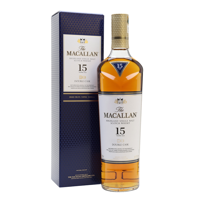 The Macallan Double Cask 15 Year Old Single Malt Scotch Whisky 700ml