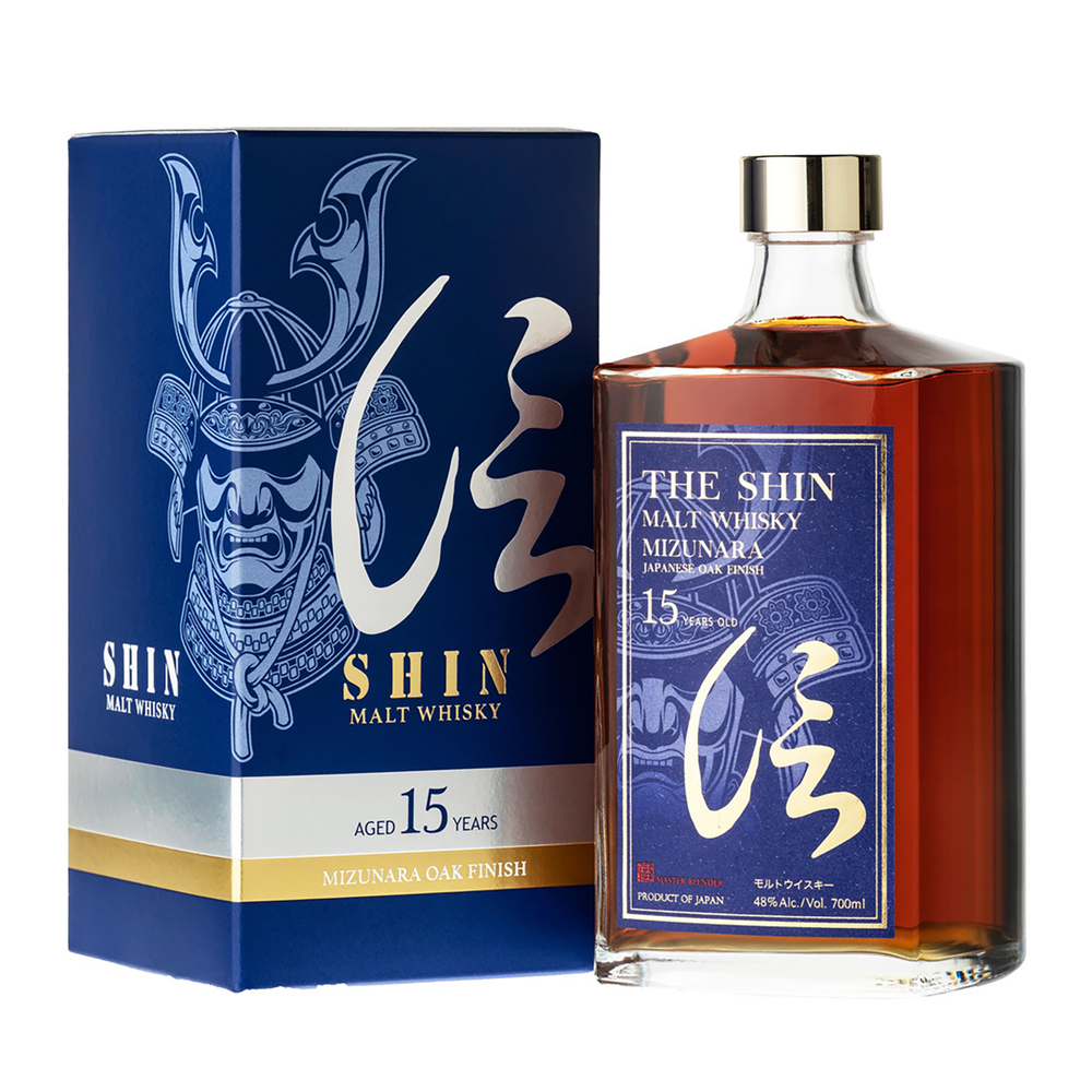 The Shin 15 Year Old Pure Malt Mizunara Finish Japanese Whisky 700ml