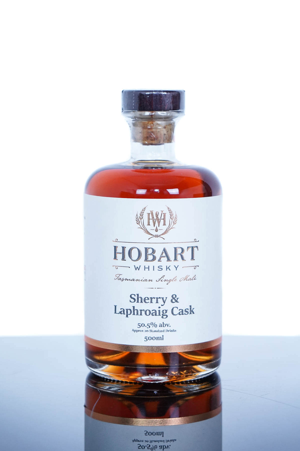 Hobart Whisky Ex-Sherry Matured Laphroaig Finished Single Malt Whisky 500ml - Kent Street Cellars