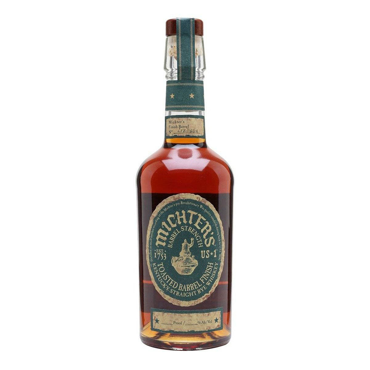 Michter's US*1 Toasted Barrel Finish Barrel Strength Rye Whiskey 700ml - Kent Street Cellars