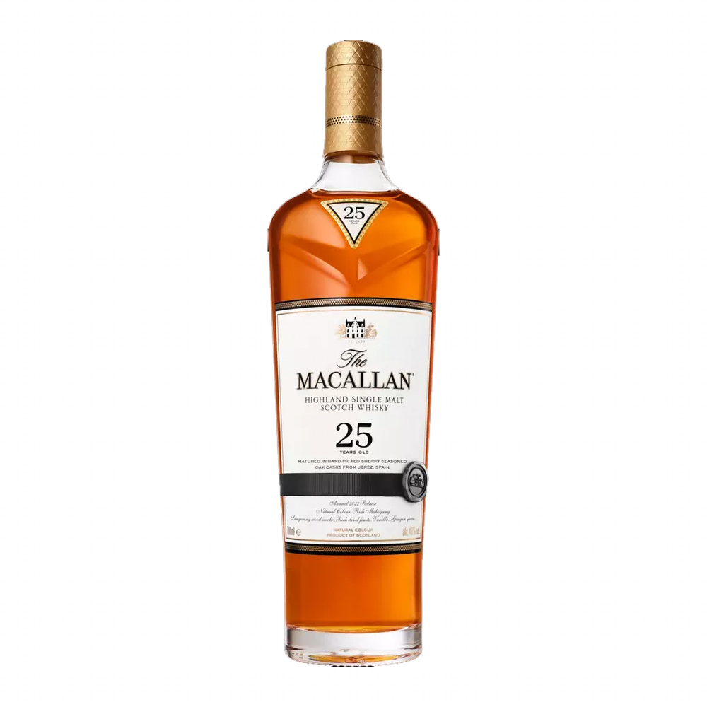 The Macallan Sherry Oak 25 Year Old Single Malt Scotch Whisky 700ml (2022 Release) - Kent Street Cellars