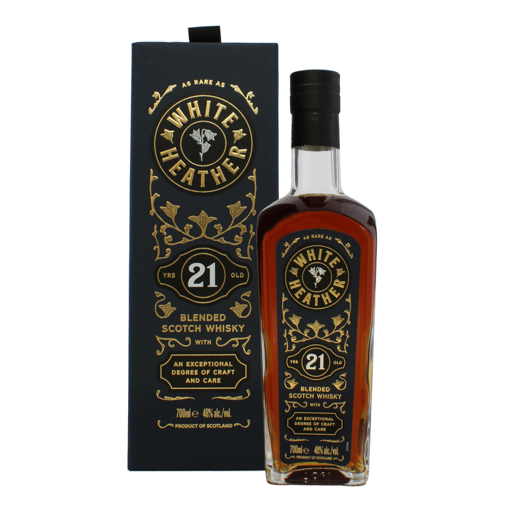 GlenAllachie White Heather 21 Year Old Blended Scotch Whisky 700ml