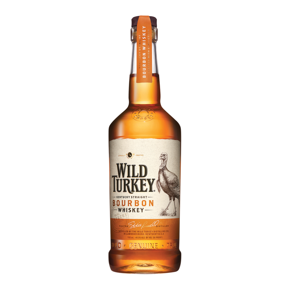 Wild Turkey 81 Proof Kentucky Straight Bourbon Whiskey 700mL